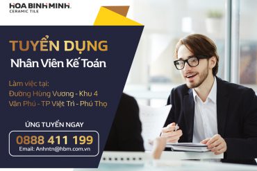 Tuyển dụng nhân viên kế toán tại văn phòng Việt Trì – Phú Thọ