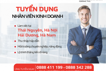 Tuyển dụng nhân viên kinh doanh tại Thái Nguyên, Hà Nội, Hải Dương, Hà Nam. 