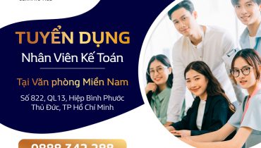 Tuyển dụng nhân viên kế toán tại Văn Phòng Miền Nam – TP Hồ Chí Minh