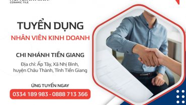 Tuyển dụng Nhân viên Kinh doanh tại chi nhánh Tiền Giang