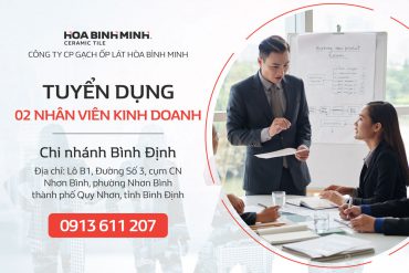 Tuyển dụng Nhân viên Kinh doanh tại Chi nhánh Bình Định