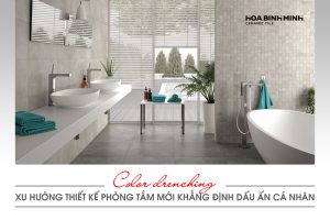 COLOR DRENCHING – XU HƯỚNG THIẾT KẾ PHÒNG TẮM MỚI KHẲNG ĐỊNH DẤU ẤN CÁ NHÂN