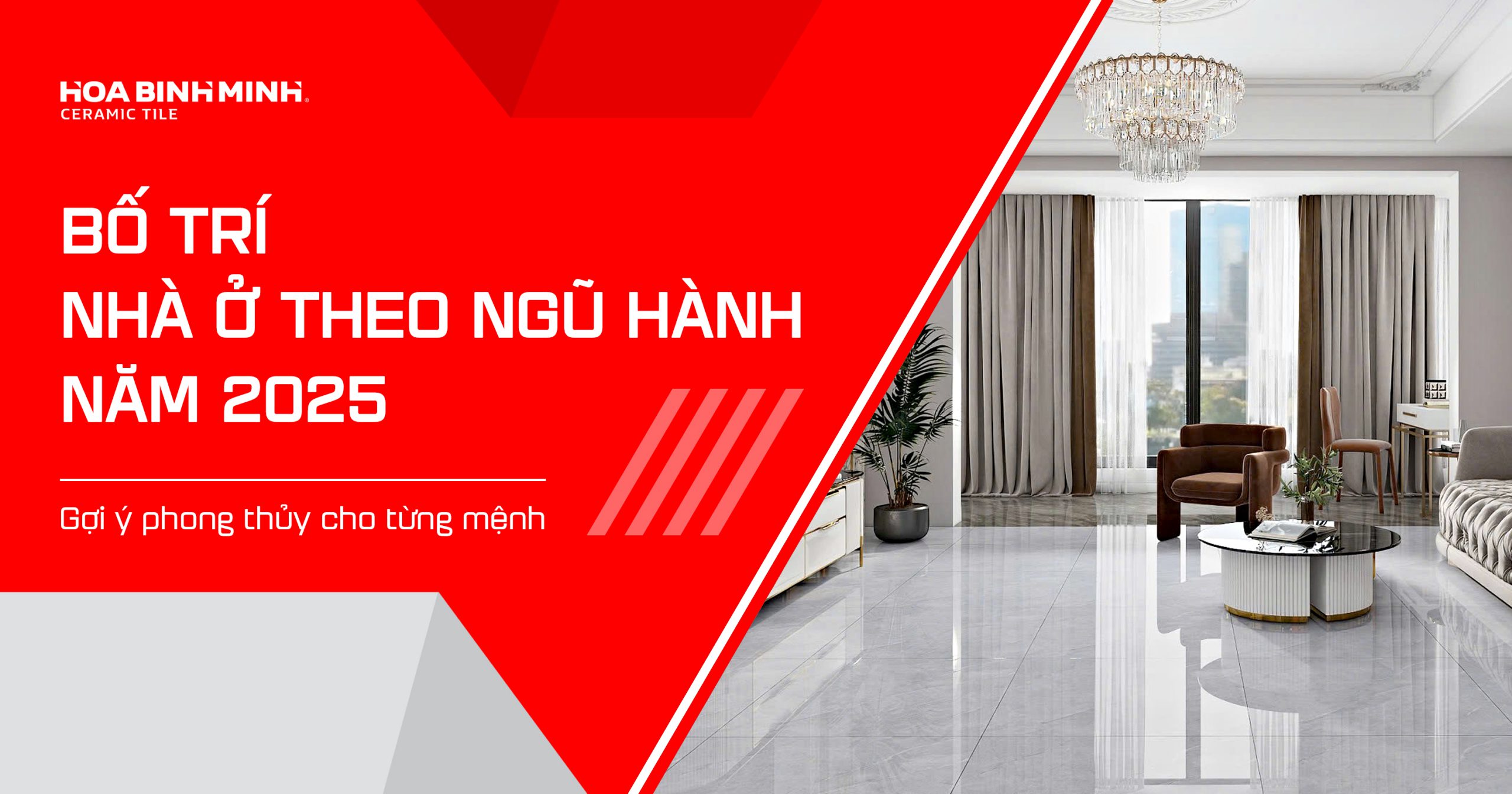 BỐ TRÍ NHÀ Ở THEO NGŨ HÀNH NĂM 2025 – GỢI Ý PHONG THỦY CHO TỪNG MỆNH