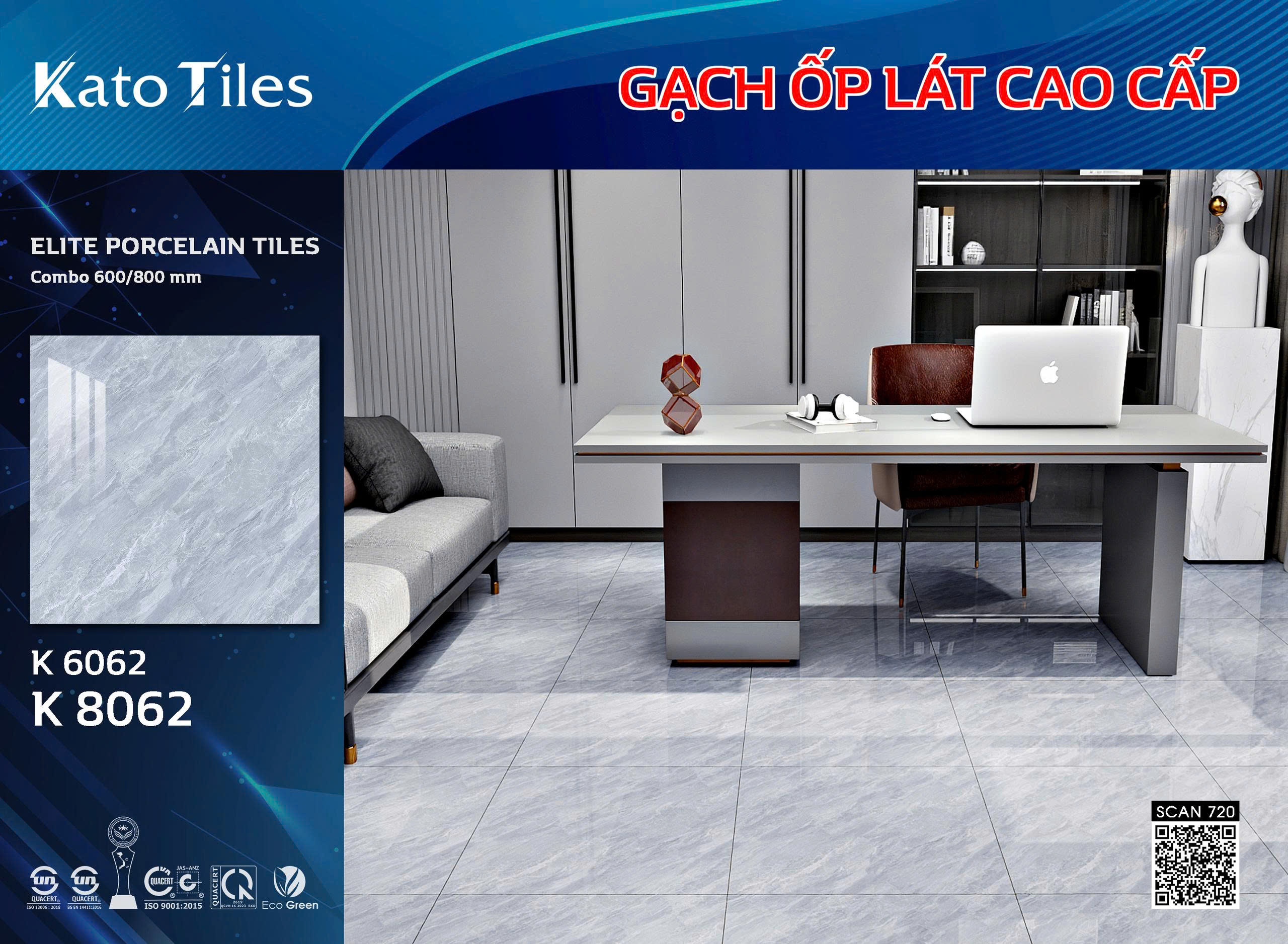 Gạch vân đá dòng Elite Porcelain Tiles