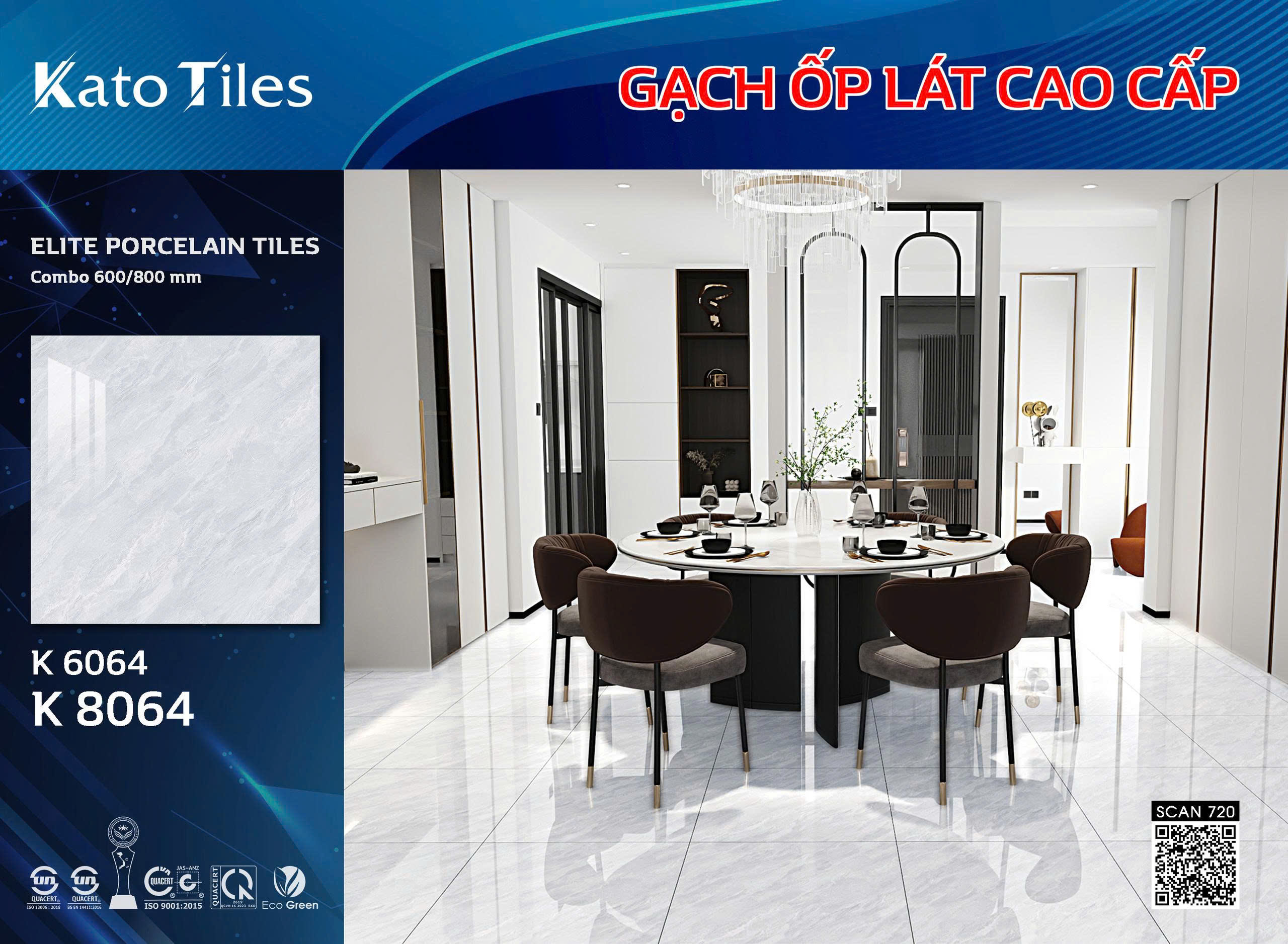 Gạch vân đá dòng Elite Porcelain Tiles