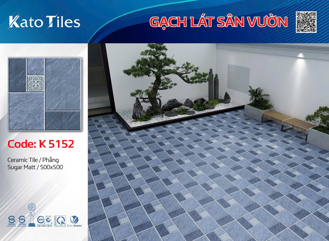 Gạch lát sân vườn ngoài trời