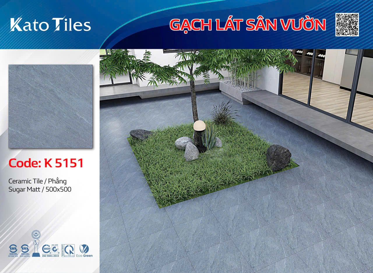 Gạch lát sân vườn ngoài trời