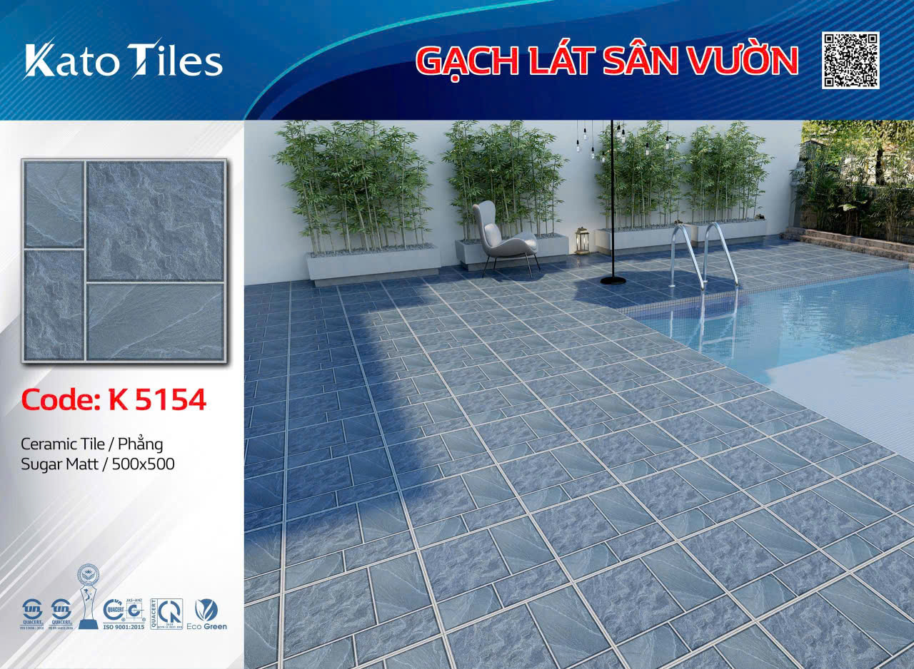 Gạch lát sân vườn ngoài trời