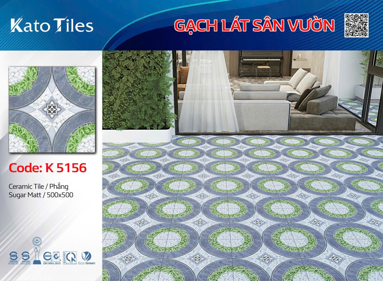 Gạch lát sân vườn ngoài trời