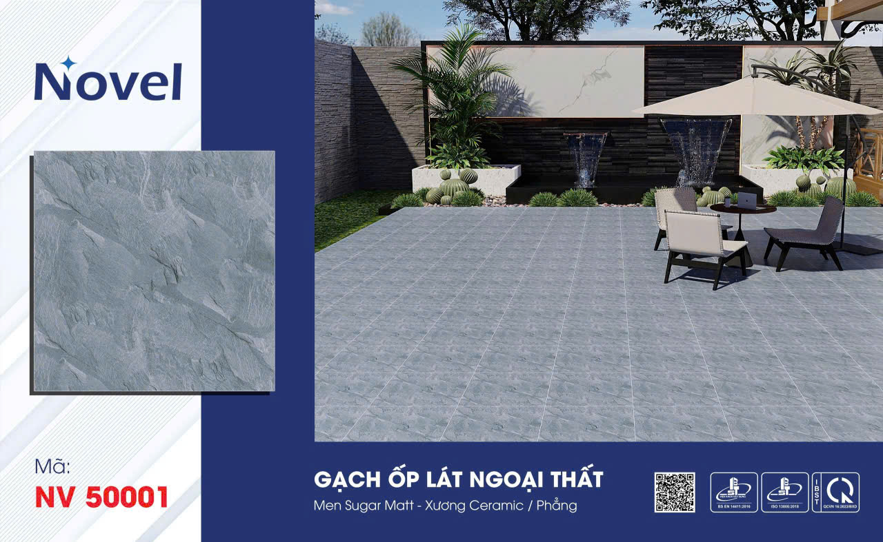 Gạch lát sân vườn ngoài trời