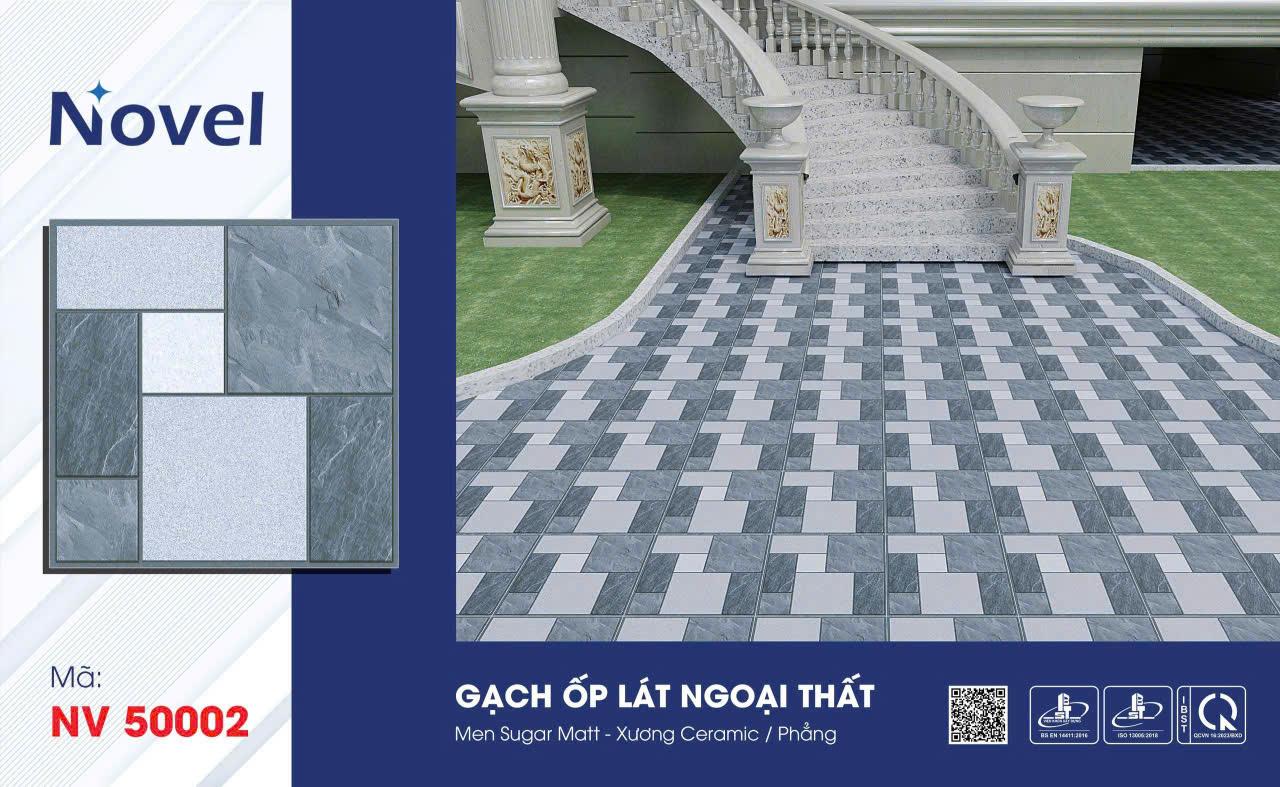 Gạch lát sân vườn ngoài trời