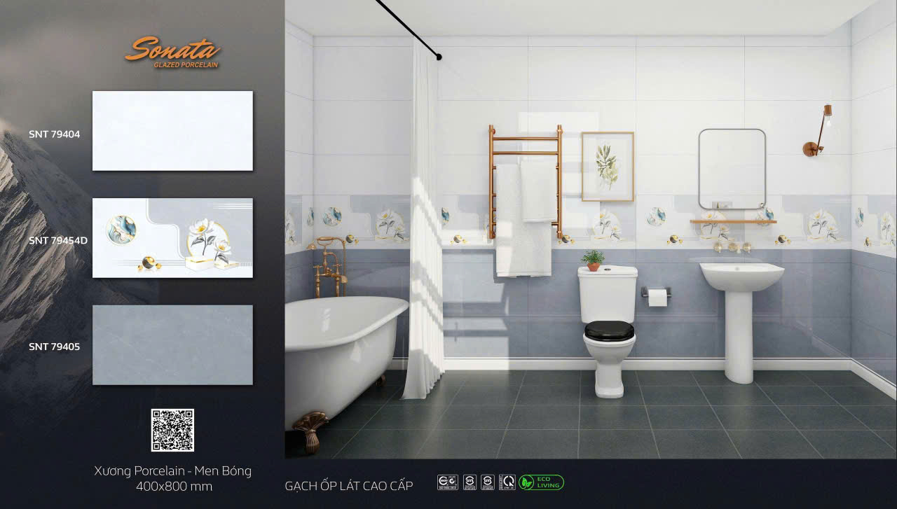 Gạch ốp tường nhà tắm